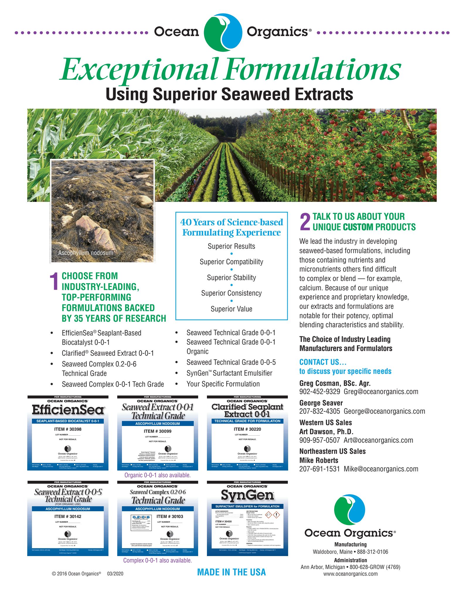 Custom Formulation Flyer